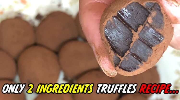 2-Ingredient Chocolate Truffles Recipe