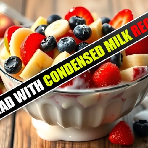 Fruit Salad with Condensed Milk Recipe